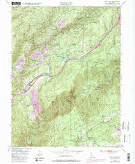 Dutch Flat California Historical topographic map, 1:24000 scale, 7.5 X 7.5 Minute, Year 1950