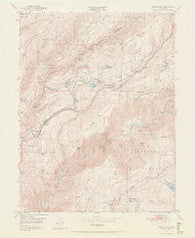 Dutch Flat California Historical topographic map, 1:24000 scale, 7.5 X 7.5 Minute, Year 1950