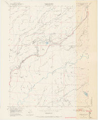 Dutch Flat California Historical topographic map, 1:24000 scale, 7.5 X 7.5 Minute, Year 1950