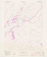 Dutch Flat California Historical topographic map, 1:24000 scale, 7.5 X 7.5 Minute, Year 1950