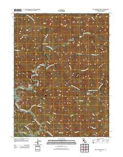 Dutchmans Knoll California Historical topographic map, 1:24000 scale, 7.5 X 7.5 Minute, Year 2012