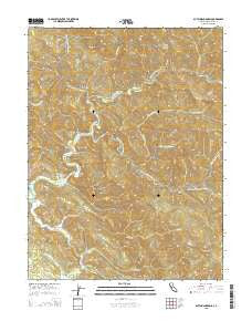 Dutchmans Knoll California Current topographic map, 1:24000 scale, 7.5 X 7.5 Minute, Year 2015