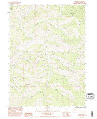 Duzel Rock California Historical topographic map, 1:24000 scale, 7.5 X 7.5 Minute, Year 1984