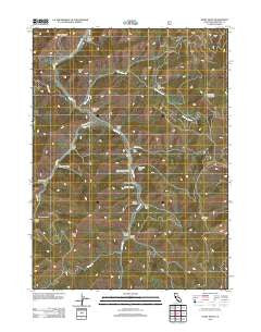 Duzel Rock California Historical topographic map, 1:24000 scale, 7.5 X 7.5 Minute, Year 2012