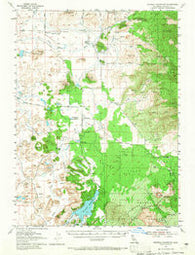 Dwinnell Reservoir California Historical topographic map, 1:62500 scale, 15 X 15 Minute, Year 1954