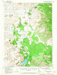 Dwinnell Reservoir California Historical topographic map, 1:62500 scale, 15 X 15 Minute, Year 1954