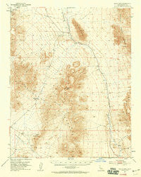 Eagle Mtn California Historical topographic map, 1:62500 scale, 15 X 15 Minute, Year 1951
