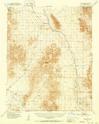 Eagle Mtn California Historical topographic map, 1:62500 scale, 15 X 15 Minute, Year 1951