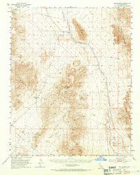 Eagle Mtn California Historical topographic map, 1:62500 scale, 15 X 15 Minute, Year 1951