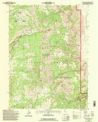 Eagle Peak California Historical topographic map, 1:24000 scale, 7.5 X 7.5 Minute, Year 1993