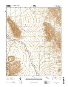 Eagle Mountain California Current topographic map, 1:24000 scale, 7.5 X 7.5 Minute, Year 2015