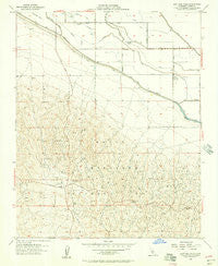 East Elk Hills California Historical topographic map, 1:24000 scale, 7.5 X 7.5 Minute, Year 1954