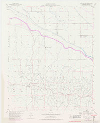 East Elk Hills California Historical topographic map, 1:24000 scale, 7.5 X 7.5 Minute, Year 1954