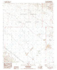 East of Acolita California Historical topographic map, 1:24000 scale, 7.5 X 7.5 Minute, Year 1988