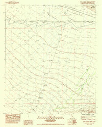 East of Aztec Mines California Historical topographic map, 1:24000 scale, 7.5 X 7.5 Minute, Year 1983