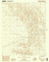 East of Broadwell Lake California Historical topographic map, 1:24000 scale, 7.5 X 7.5 Minute, Year 1985