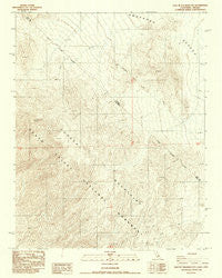 East of Chloride City California Historical topographic map, 1:24000 scale, 7.5 X 7.5 Minute, Year 1988