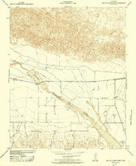 East of Cuyama Ranch California Historical topographic map, 1:24000 scale, 7.5 X 7.5 Minute, Year 1942