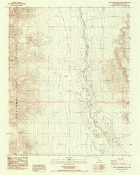 East of Deadman Pass California Historical topographic map, 1:24000 scale, 7.5 X 7.5 Minute, Year 1987