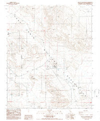 East of Goldstone California Historical topographic map, 1:24000 scale, 7.5 X 7.5 Minute, Year 1986