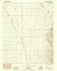 East of Homer Mtn California Historical topographic map, 1:24000 scale, 7.5 X 7.5 Minute, Year 1984