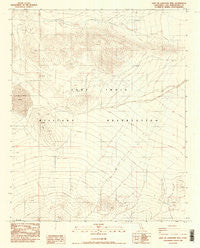 East of Langford Well California Historical topographic map, 1:24000 scale, 7.5 X 7.5 Minute, Year 1986