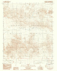 East of Leach Lake California Historical topographic map, 1:24000 scale, 7.5 X 7.5 Minute, Year 1984