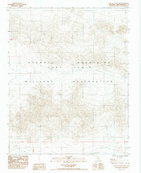 East of Leach Lake California Historical topographic map, 1:24000 scale, 7.5 X 7.5 Minute, Year 1984