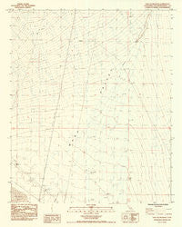 East of Milligan California Historical topographic map, 1:24000 scale, 7.5 X 7.5 Minute, Year 1985