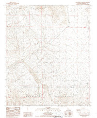 East of Red Canyon California Historical topographic map, 1:24000 scale, 7.5 X 7.5 Minute, Year 1987