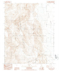 East of Sand Flat California Historical topographic map, 1:24000 scale, 7.5 X 7.5 Minute, Year 1987
