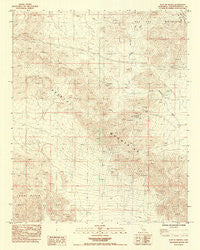 East of Siberia California Historical topographic map, 1:24000 scale, 7.5 X 7.5 Minute, Year 1985