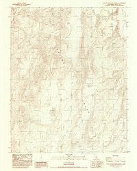 East of Waucoba Spring California Historical topographic map, 1:24000 scale, 7.5 X 7.5 Minute, Year 1987
