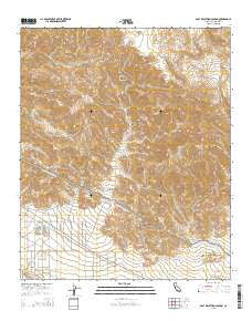 East Deception Canyon California Current topographic map, 1:24000 scale, 7.5 X 7.5 Minute, Year 2015