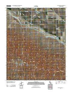 East Elk Hills California Historical topographic map, 1:24000 scale, 7.5 X 7.5 Minute, Year 2012