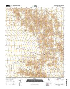 East of Broadwell Lake California Current topographic map, 1:24000 scale, 7.5 X 7.5 Minute, Year 2015
