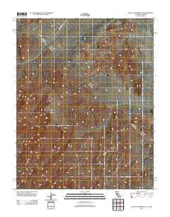 East of Chloride City California Historical topographic map, 1:24000 scale, 7.5 X 7.5 Minute, Year 2012