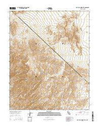 East of Chloride City California Current topographic map, 1:24000 scale, 7.5 X 7.5 Minute, Year 2015
