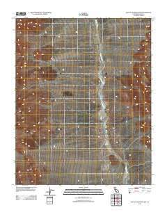 East of Deadman Pass California Historical topographic map, 1:24000 scale, 7.5 X 7.5 Minute, Year 2012