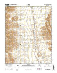 East of Deadman Pass California Current topographic map, 1:24000 scale, 7.5 X 7.5 Minute, Year 2015