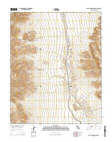 East of Deadman Pass California Current topographic map, 1:24000 scale, 7.5 X 7.5 Minute, Year 2015