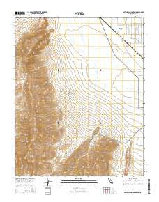 East of Echo Canyon California Current topographic map, 1:24000 scale, 7.5 X 7.5 Minute, Year 2015