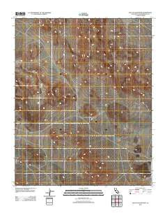 East of Goldstone California Historical topographic map, 1:24000 scale, 7.5 X 7.5 Minute, Year 2012