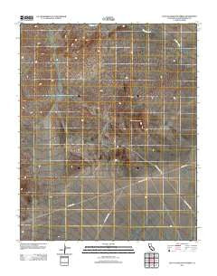 East of Kingston Spring California Historical topographic map, 1:24000 scale, 7.5 X 7.5 Minute, Year 2012