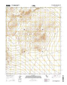 East of Kingston Spring California Current topographic map, 1:24000 scale, 7.5 X 7.5 Minute, Year 2015