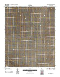 East of Milligan California Historical topographic map, 1:24000 scale, 7.5 X 7.5 Minute, Year 2012
