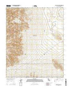 East of Owl Lake California Current topographic map, 1:24000 scale, 7.5 X 7.5 Minute, Year 2015