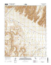 East of Ryan California Current topographic map, 1:24000 scale, 7.5 X 7.5 Minute, Year 2015
