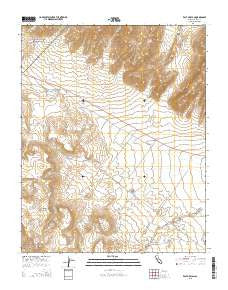 East of Ryan California Current topographic map, 1:24000 scale, 7.5 X 7.5 Minute, Year 2015