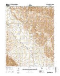 East of Tin Mountain California Current topographic map, 1:24000 scale, 7.5 X 7.5 Minute, Year 2015